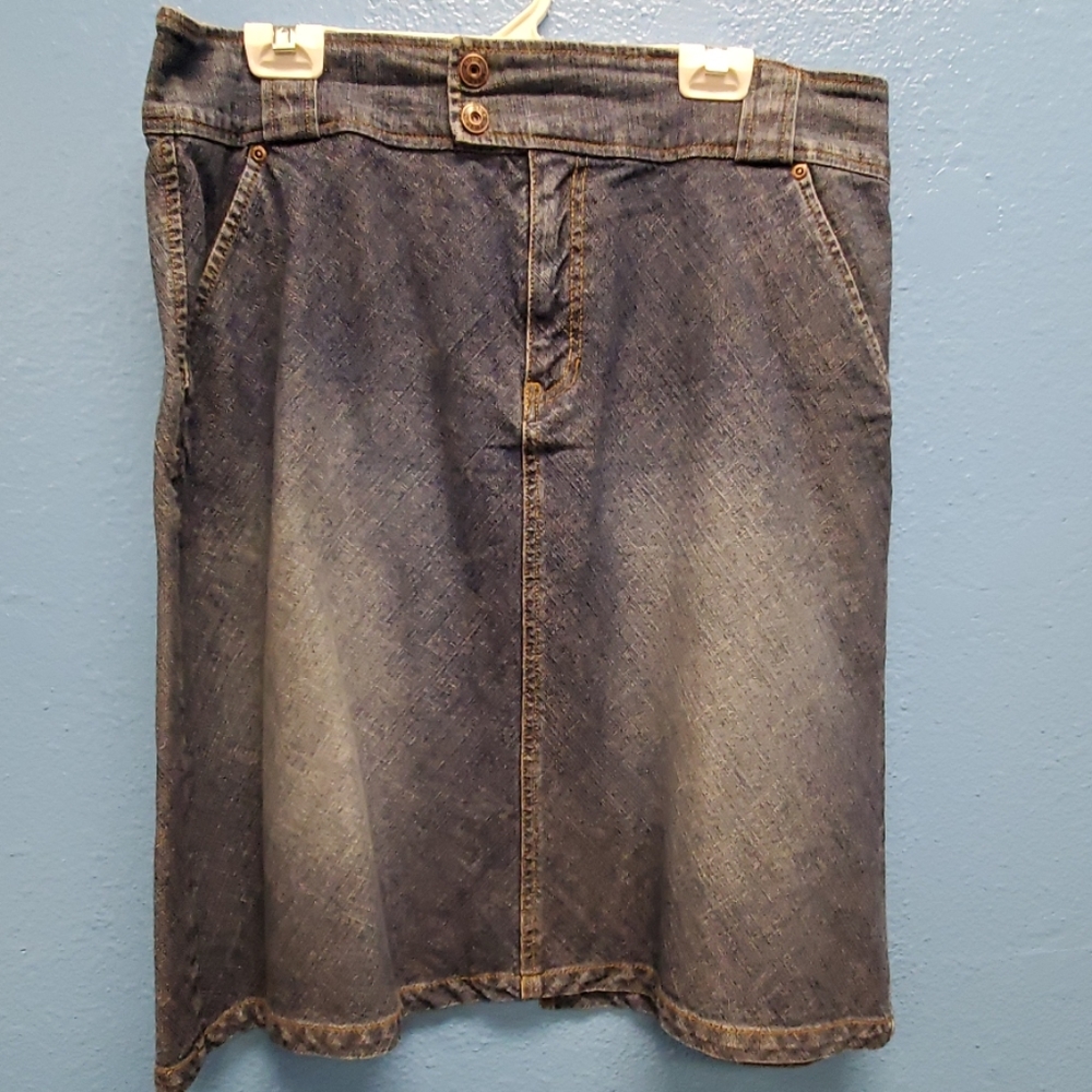 Blue Denim skirt Size 16